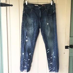 anthropologie PILCRO the heritage boyfriend bandana JEANS 30